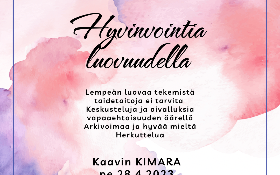 Hyvinvointia luovuudella!